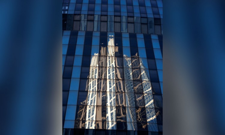 Reflet Clark Street -USA-San Francisco-03- Photographie urbaine, par Muriel Marchais